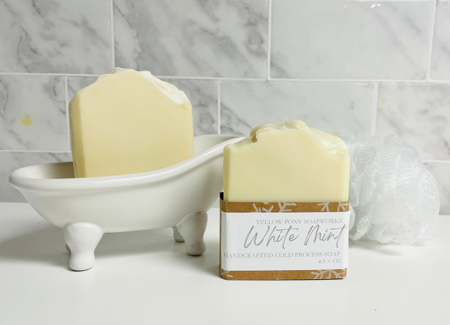 White Mint Handcrafted Soap
