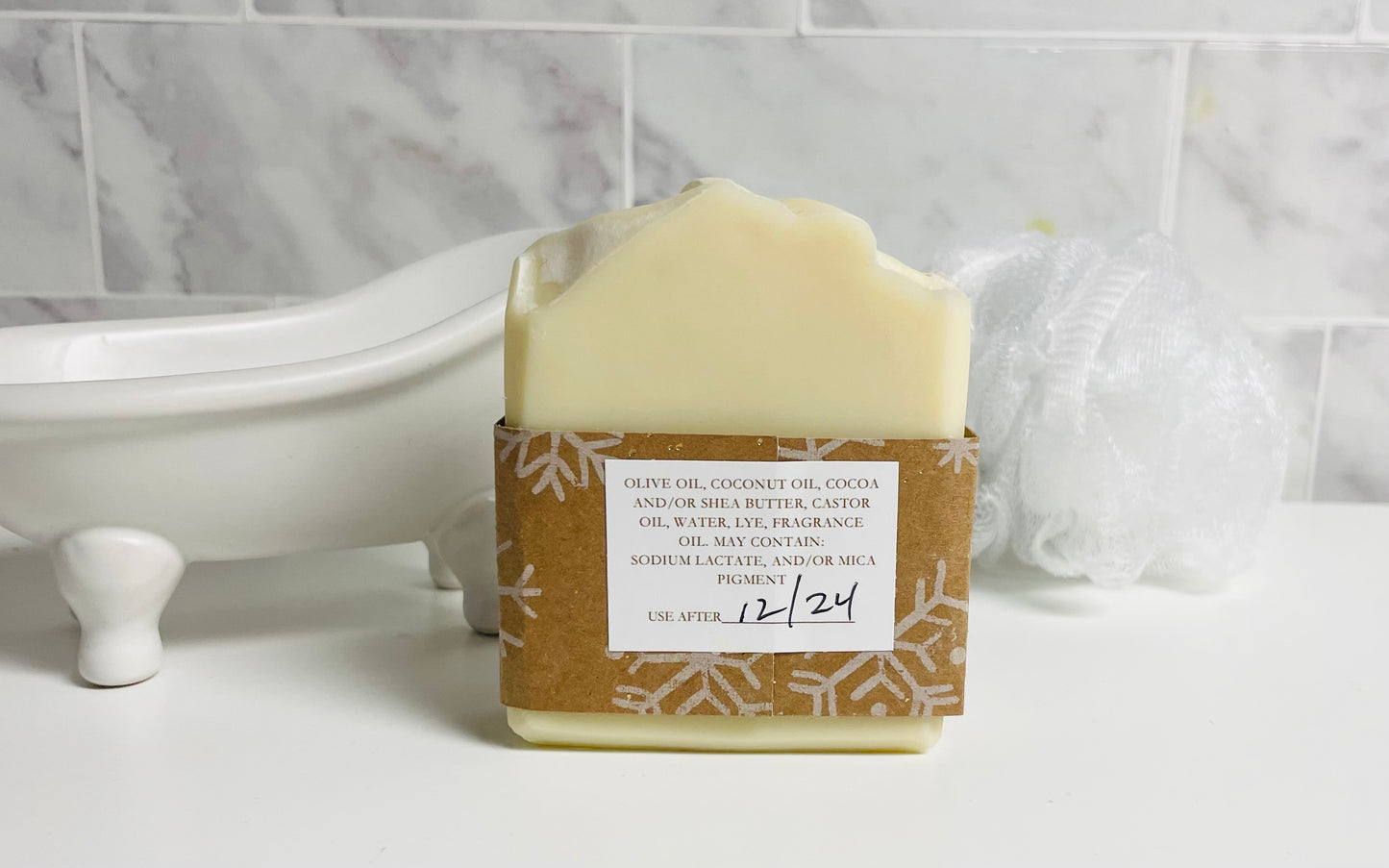 White Mint Handcrafted Soap