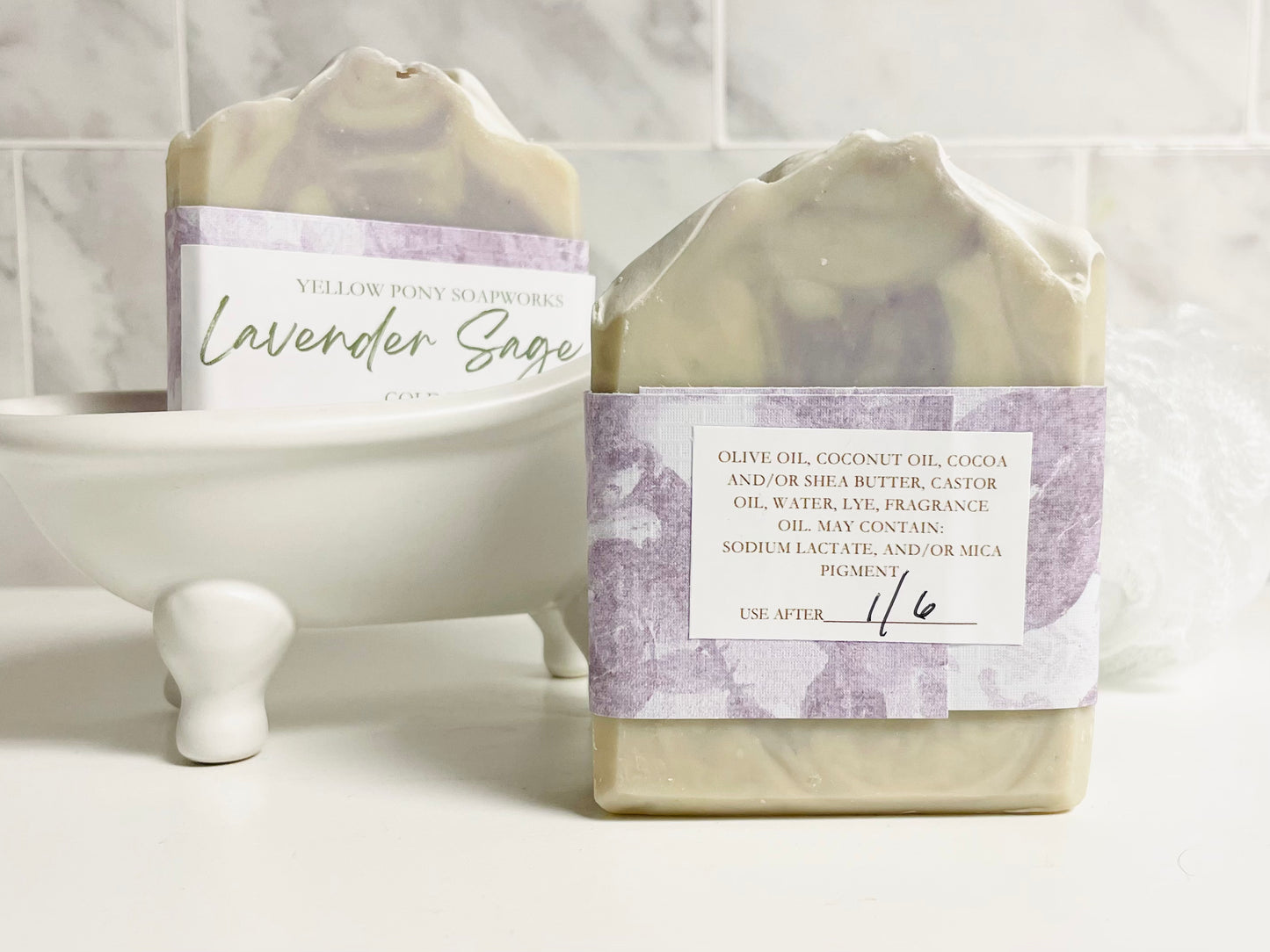 Lavender Sage Handcrafted Bar Soap