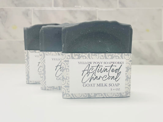 Activated Charcoal Goat Milk Handcrafted Soap