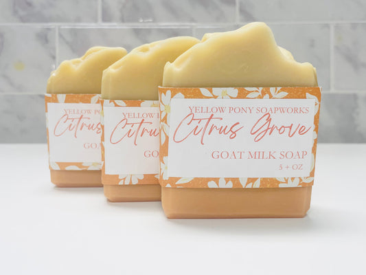Citrus Grove Goat Milk Handcrafted Soap